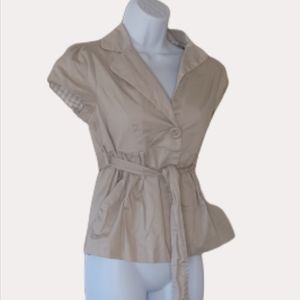 Forever 21 belted cap sleeve jacket, sz S.